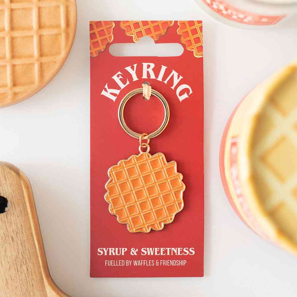 Something Different - Waffle Schlüsselring - Mehrfarben